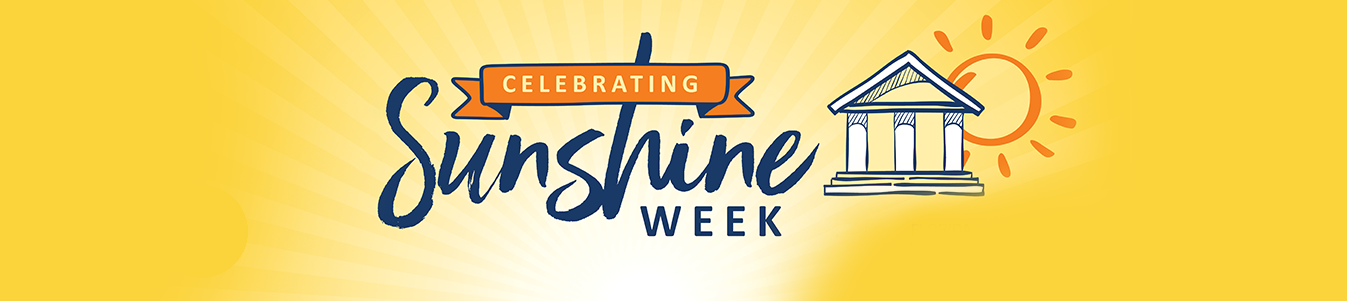 Sunshine Week 2021 Banner