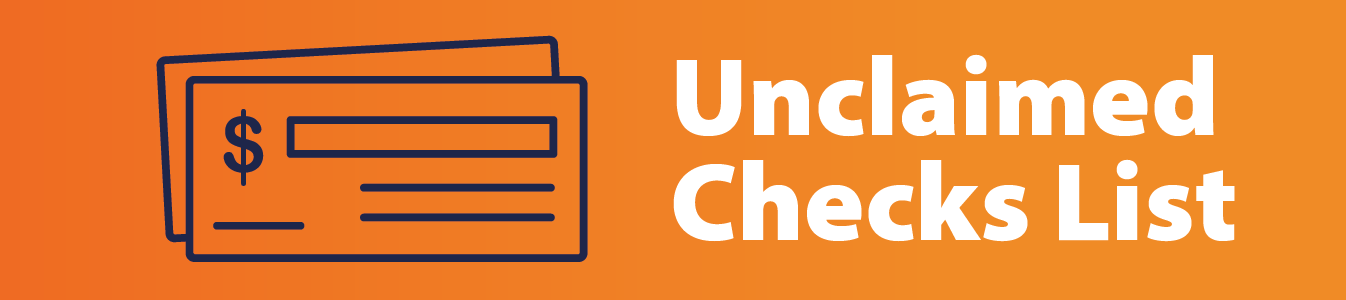 Unclaimed Checks banner